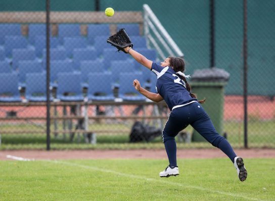 Shots taken during the 1st round pool game of the European Softball Woman Championship, between France and Poland National Teams, in Rosmalen, Netherlands. France team won 9-2. July 19th 2015 Credit : Glenn Gervot