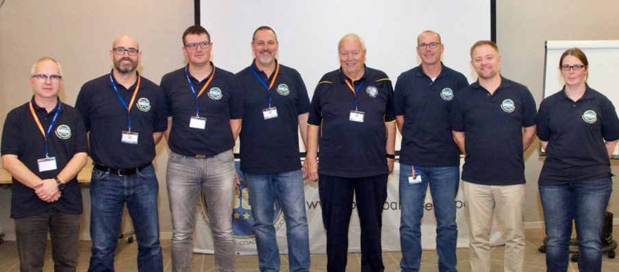Le Comité Exécutif de l'European Baseball Coaches Association à Mulhouse en novembre 2016.