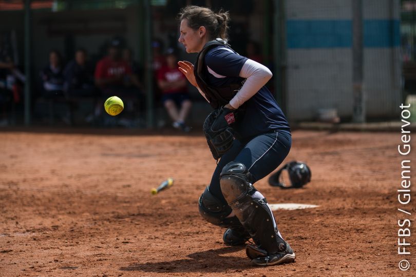 Shots from the Softball Torneo della Repubblica Bollate Italy.  France Softball National team was opposed to Czech All Star team. France lost 4 to 2 in 7 innings. Credit : Glenn Gervot