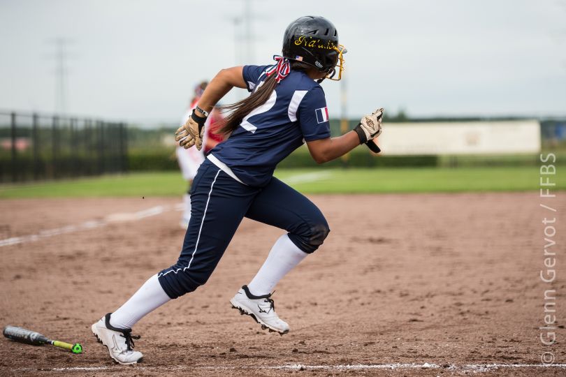 Shots taken during the 1st round pool game of the 2015 European Softball Woman Championship, between France and Russia National Teams, in Rosmalen, Netherlands. Russia Won 13 to 1. July 20th 2015.  Credit : Glenn Gervot